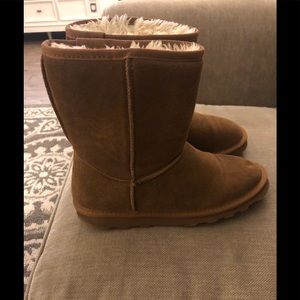 Time and tue Suede boots. I wore them a couple of times.